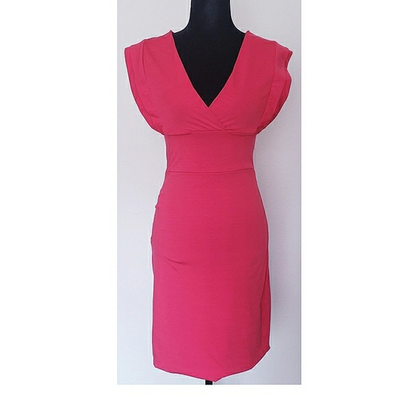 RENUAR RED FITTED DRESS - Picture 2 of 5